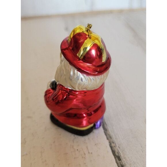 Shiny hero firefighter hose puppy dog ornament Xmas - Picture 3 of 6